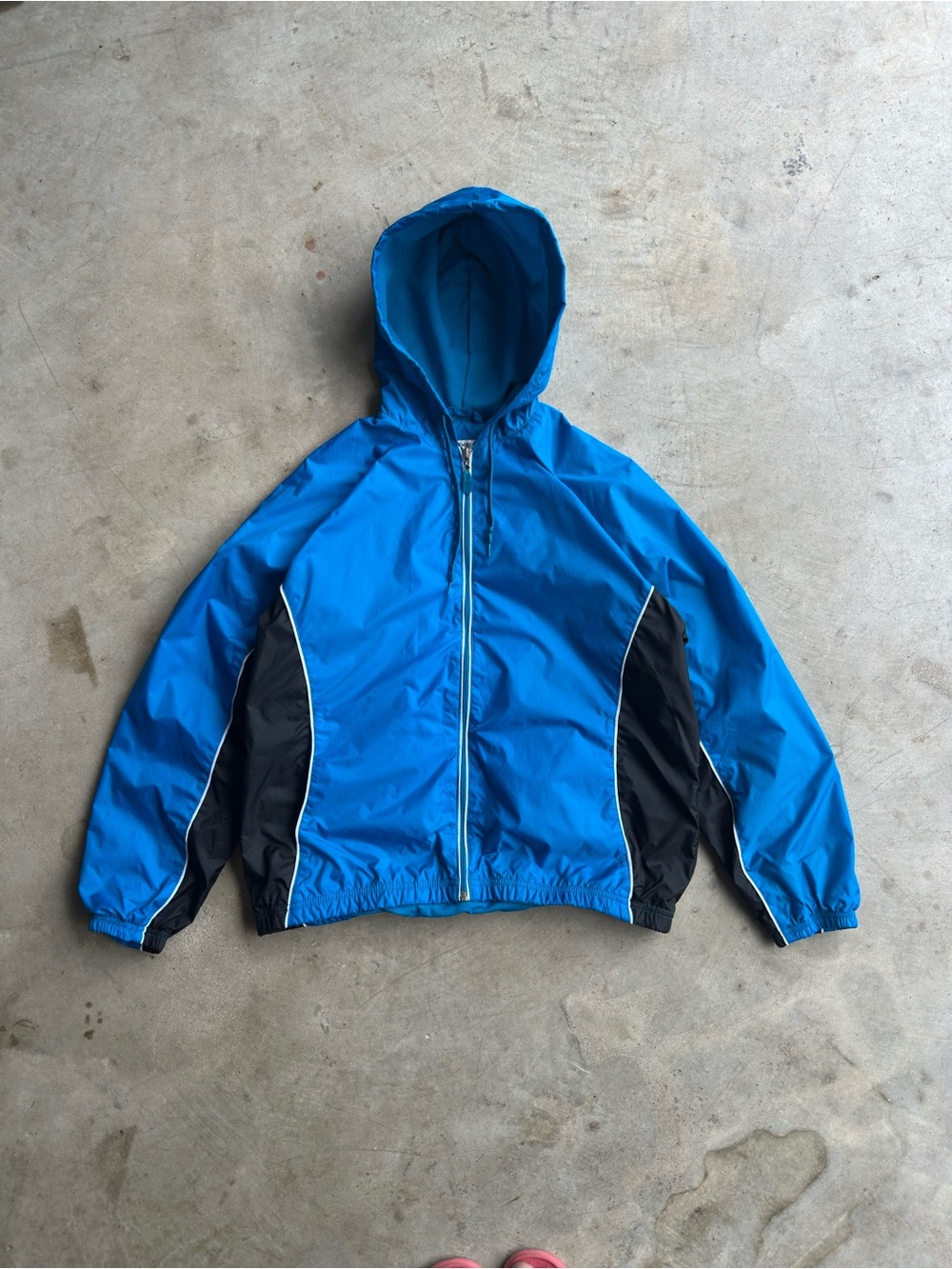 Vintage 90s Gorpcore Activewear Sportswear Hooded Windbreaker Track Jacket